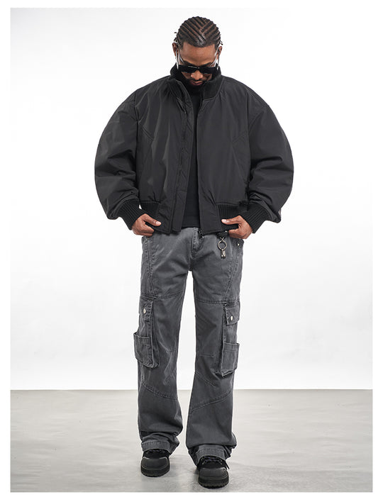 F3F Select Stand Up Collar Bomber Jacket | Face 3 Face