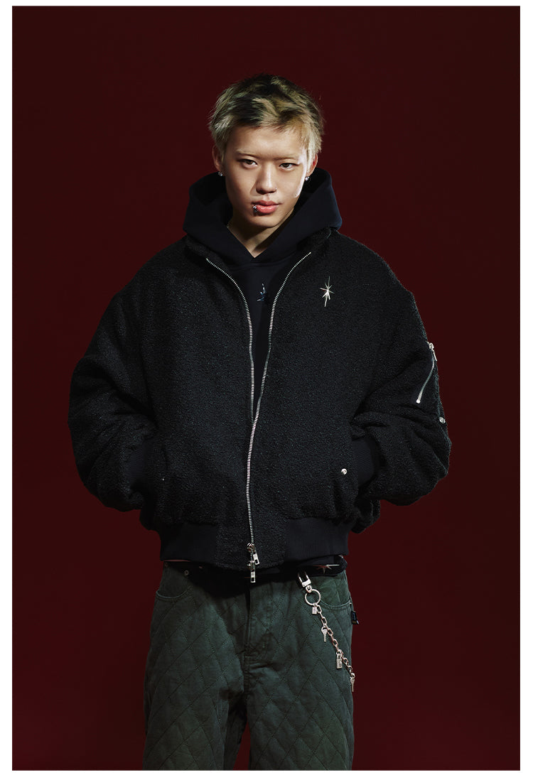 Remedy Textured MA-1 Bomber Jacket | Face 3 Face