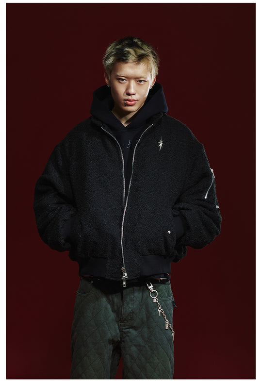 Remedy Textured MA-1 Bomber Jacket | Face 3 Face