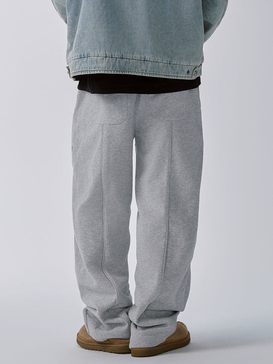 F2CE Stitching Heavyweight Gray Sweatpants | Face 3 Face