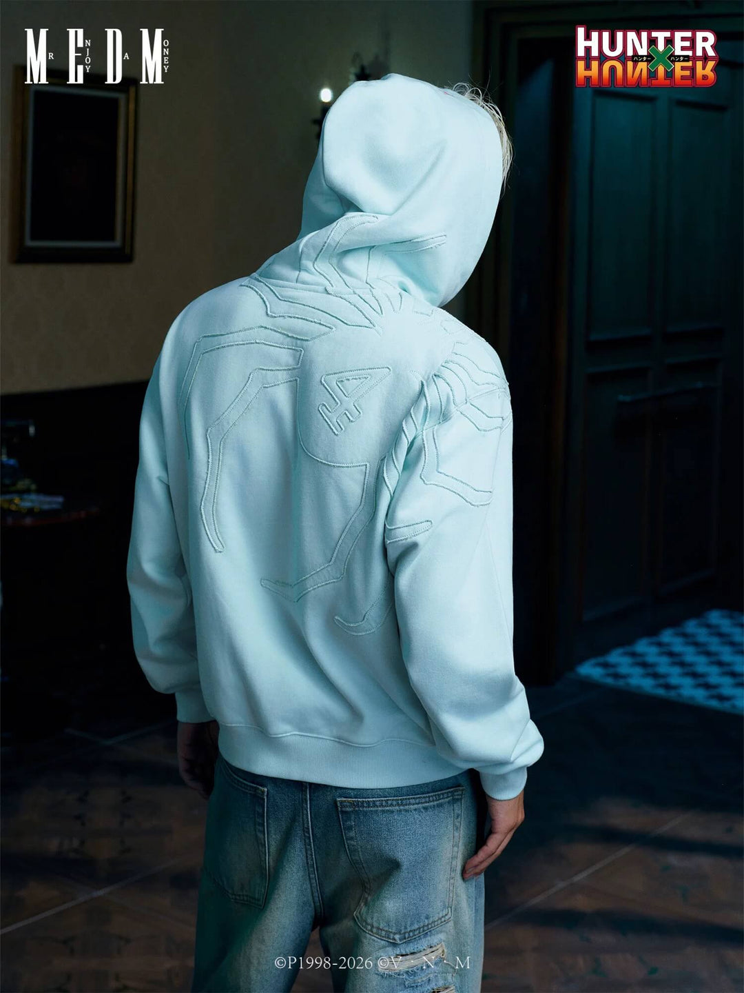 MEDM × HUNTER×HUNTER Phantom Troupe Spider Patch Zip Up Hoodie | Face 3 Face