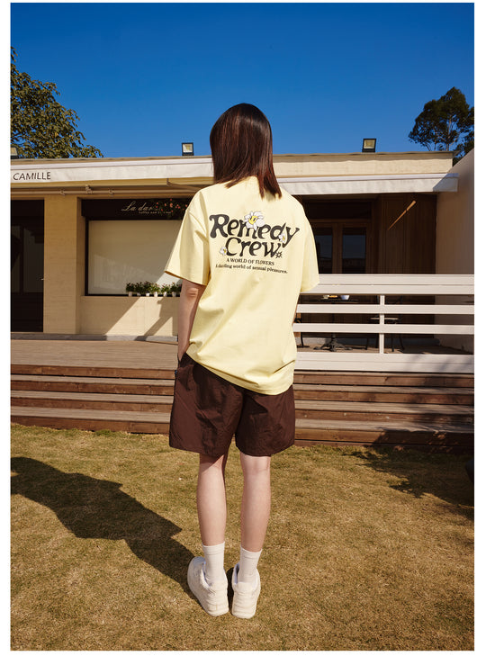 Remedy 3D Flower Logo Print Cool Touch Tee | Face 3 Face