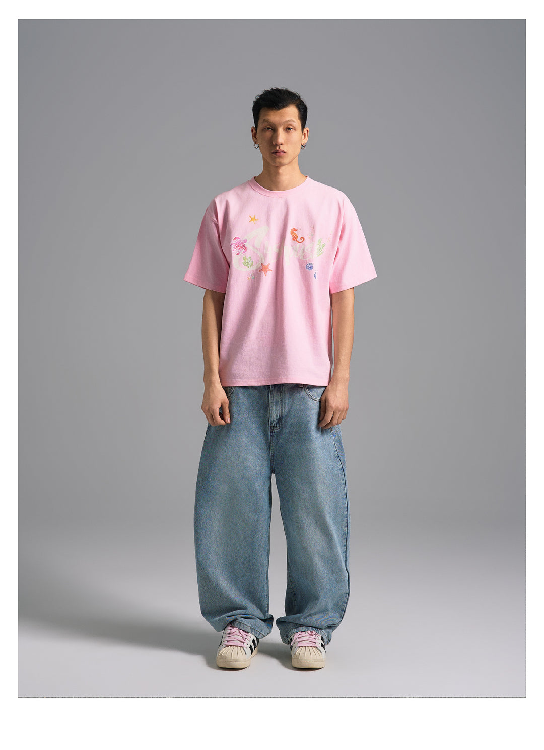 S45 Underwater World Graffiti Print Tee | Face 3 Face