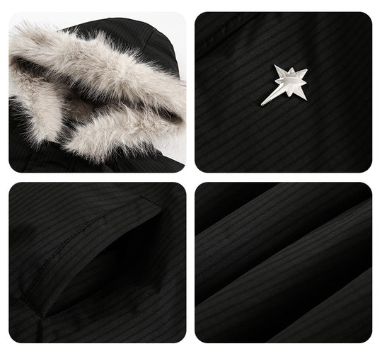 F3F Select Fur Lining Hoodie MA-1 Bomber Flight Jacket | Face 3 Face