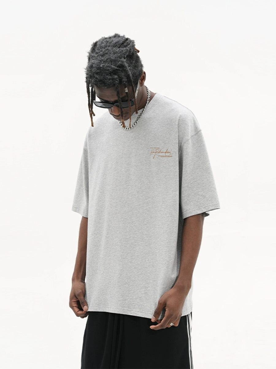 Harsh and Cruel Sunset Handwriting Logo Tee