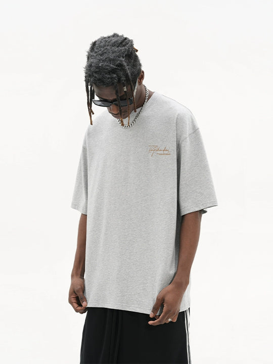 Harsh and Cruel Sunset Handwriting Logo Tee