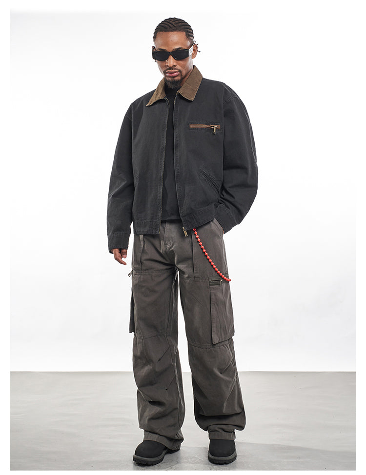 F3F Select Color Block Lapel Detroit jacket | Face 3 Face