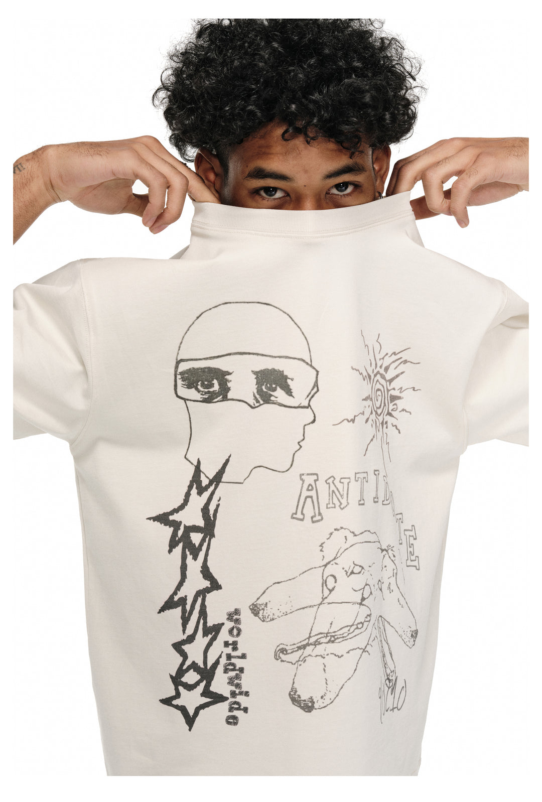 ANTIDOTE Hand-Painted Graffiti Tee | Face 3 Face