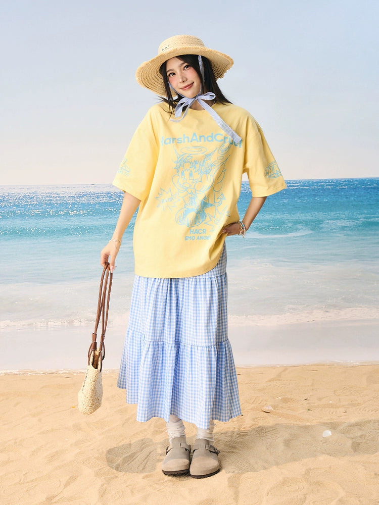 Harsh and Cruel Angel Graffiti Print Tee | Face 3 Face