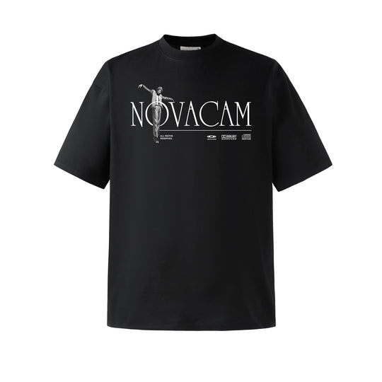 NOVACAM Letter Print Logo Tee | Face 3 Face