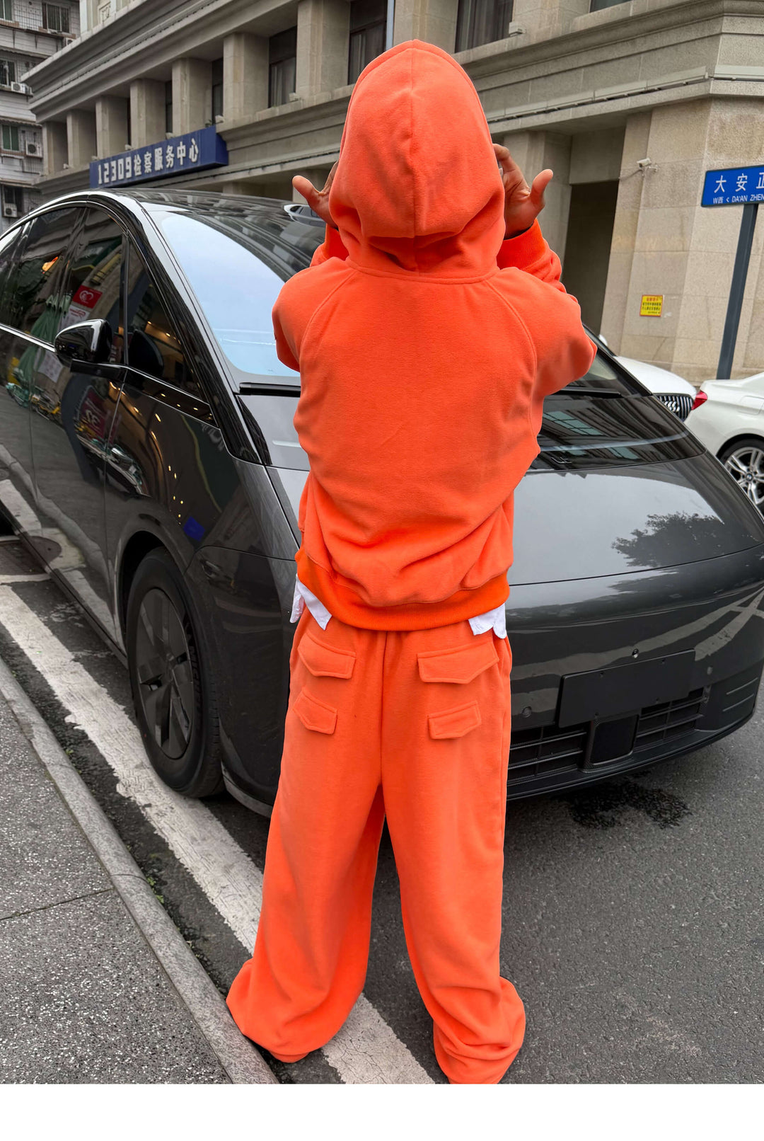 STEEPC Fleece Zip Up Hoodie and Sweatpants Set | Face 3 Face