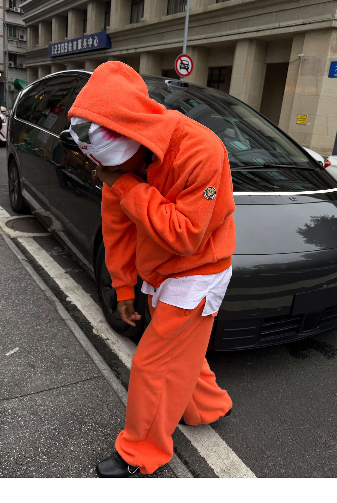 STEEPC Fleece Zip Up Hoodie and Sweatpants Set | Face 3 Face