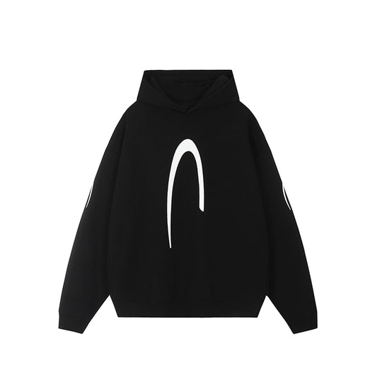 Puff print hoodies | Achock Heavyweight Logo Printed Hoodie | Face 3 Face