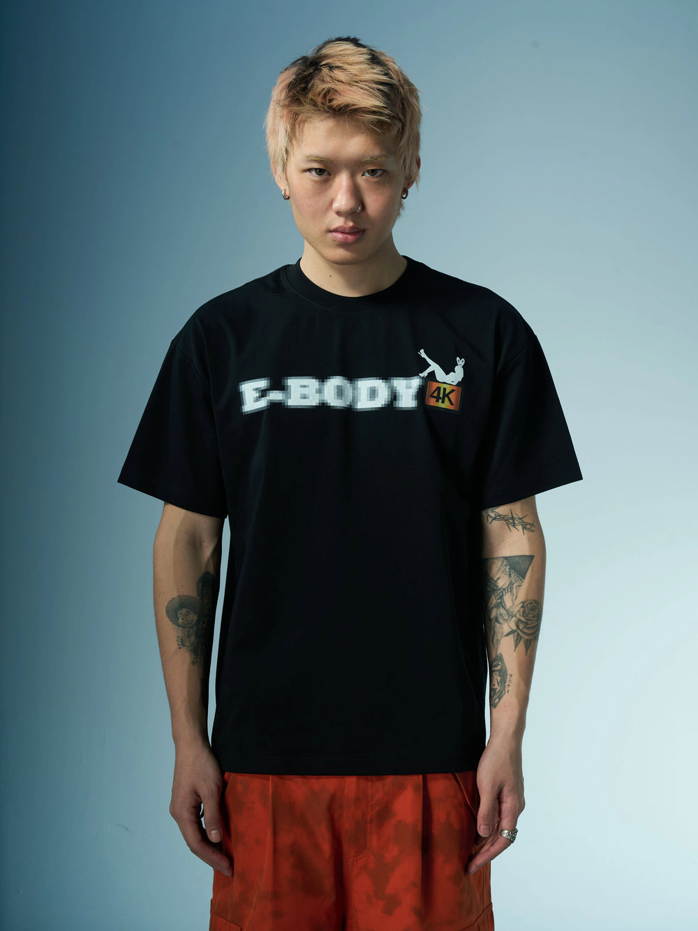 EVILKNIGHT(EK) Mosaic Letter Printed Tee | Face 3 Face