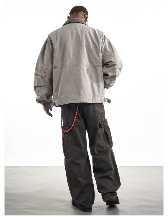 F3F Select Washed Denim Work Jacket | Face 3 Face