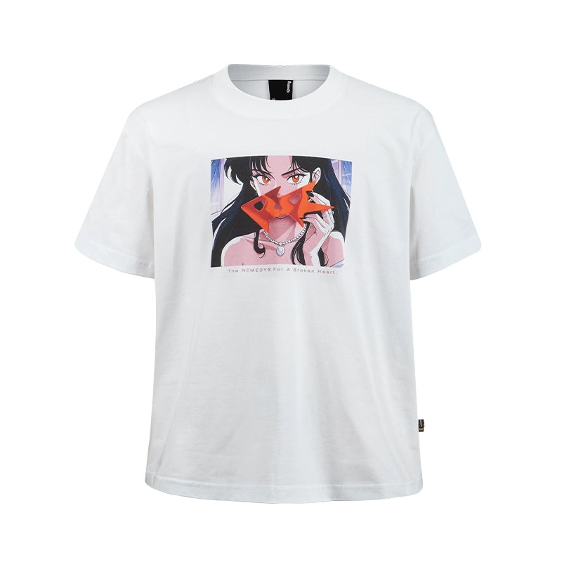 Remedy Anime Logo Print Tee | Face 3 Face