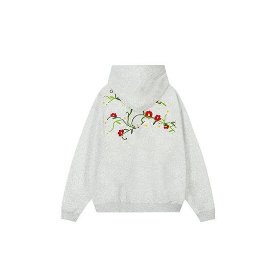 Achock Logo Floral Embroidered Hoodie | Face 3 Face