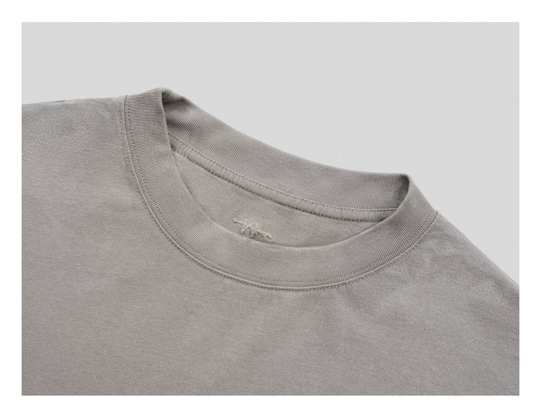 UNDERWATER Gray Sand-Washed Basic Faded Tee | Face 3 Face