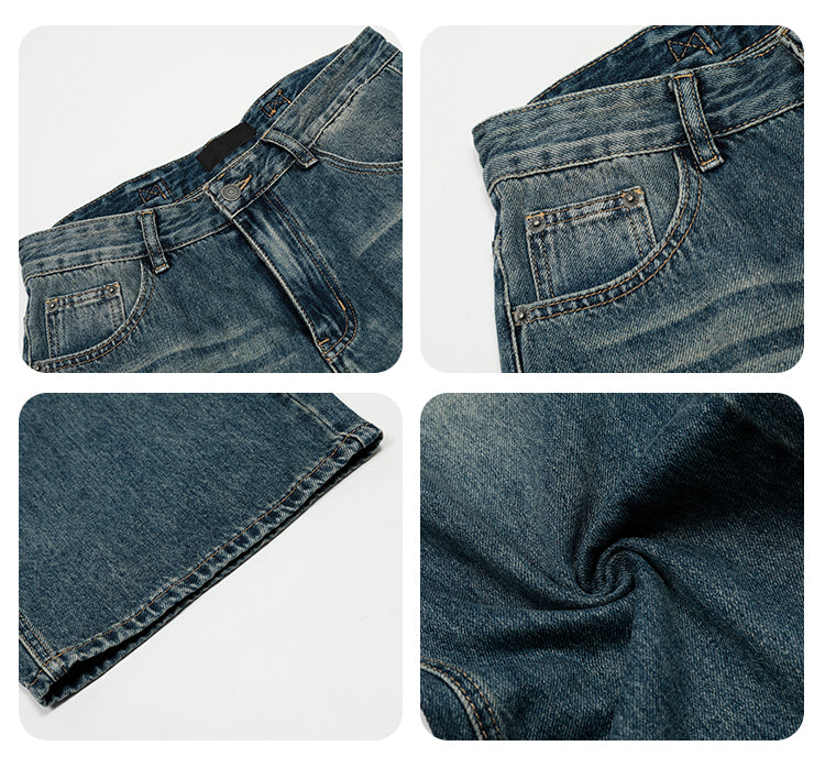 F3F Select Basic Washed Straight Jeans | Face 3 Face