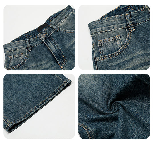 F3F Select Basic Washed Straight Jeans | Face 3 Face