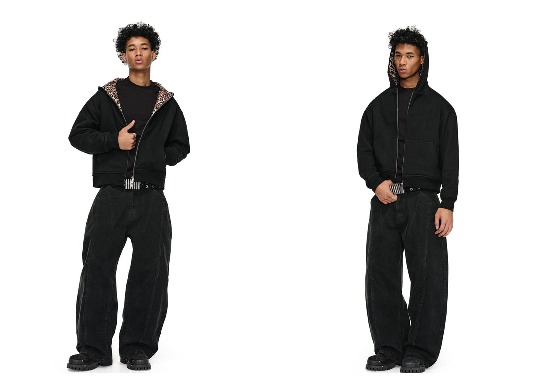 ANTIDOTE Deconstructed Washed Balloon Work Pants | Face 3 Face