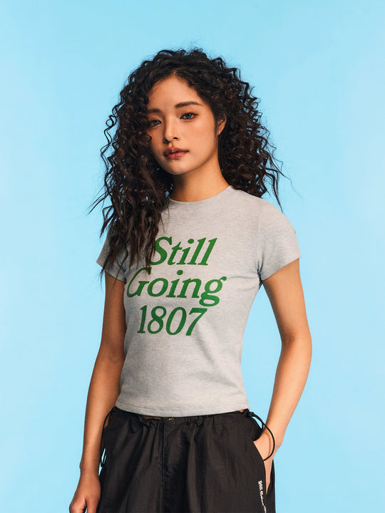 1807 Still Going Cropped Slim Tee | Face 3 Face
