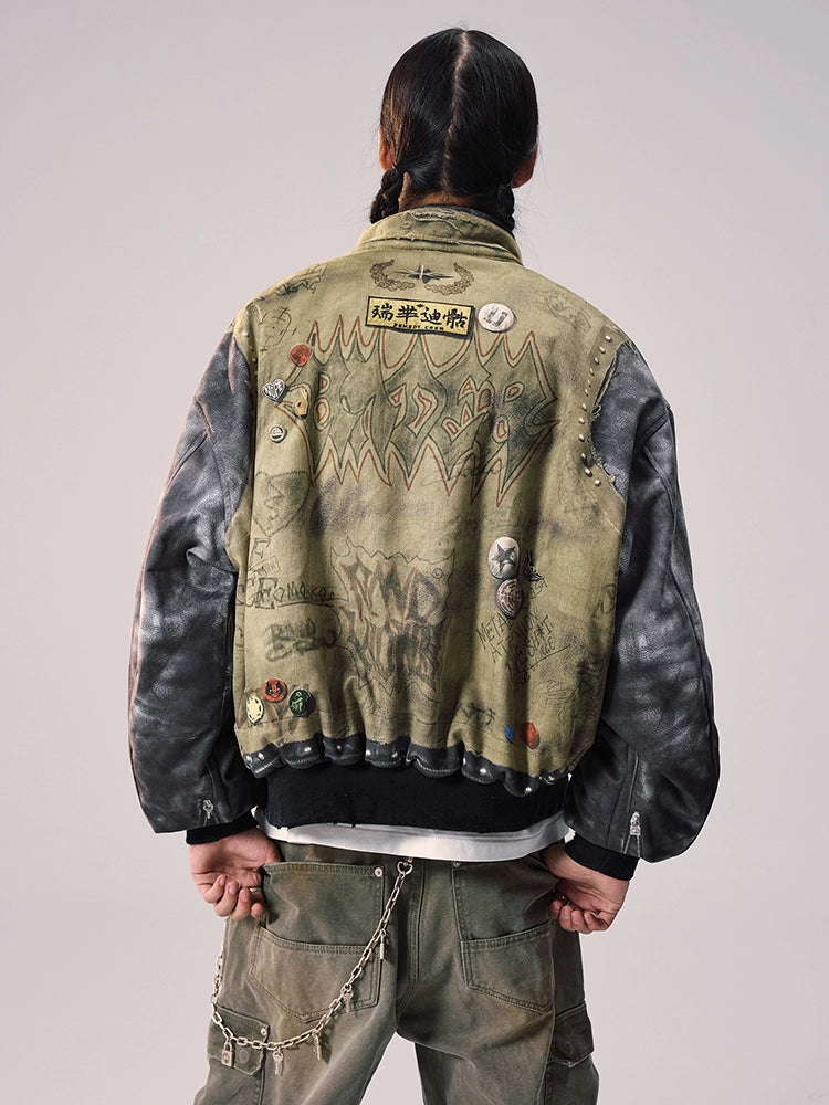 Remedy 3D Digital Print MA-1 Bomber Jacket | Face 3 Face