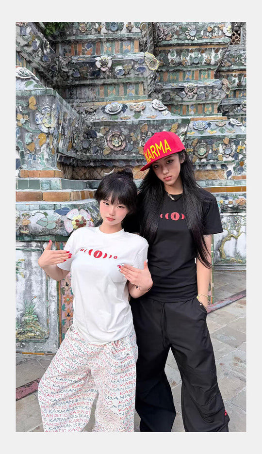 KARMANISTIC Holy Grail Inspired Print Slim Fit Short Sleeve Tee | Face 3 Face