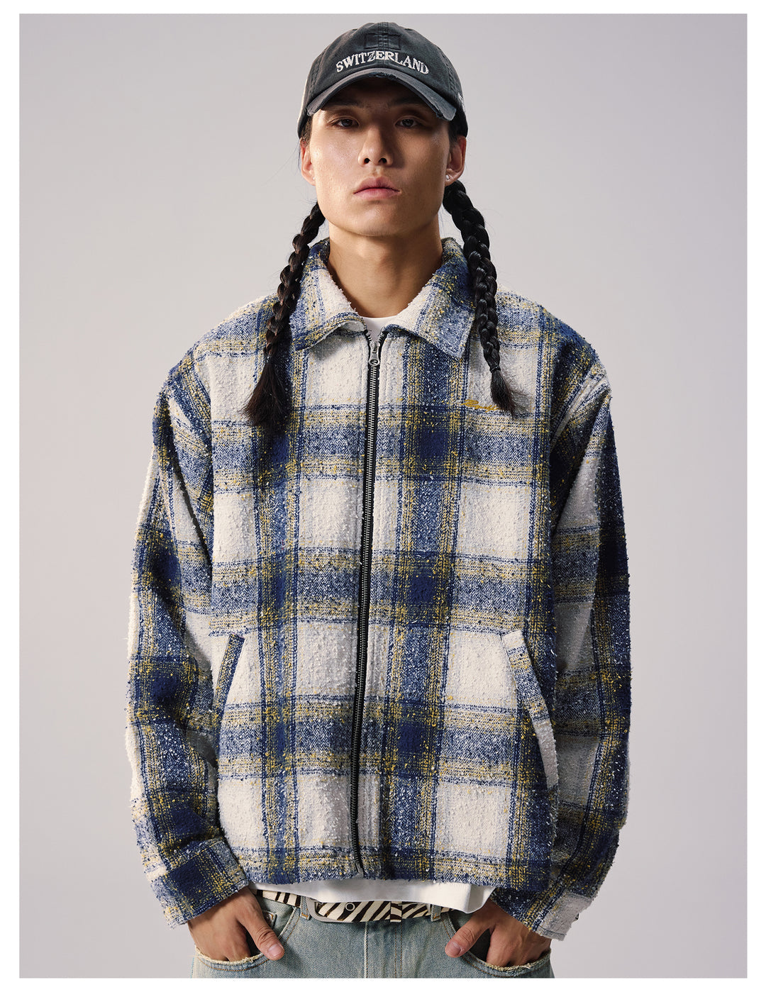 Remedy Ombre Check Jacket | Face 3 Face