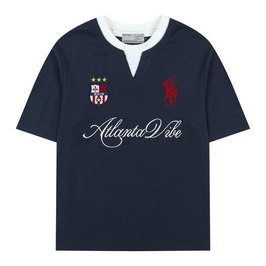 Harsh and Cruel Badge Embroidered Layered Tee | Face 3 Face