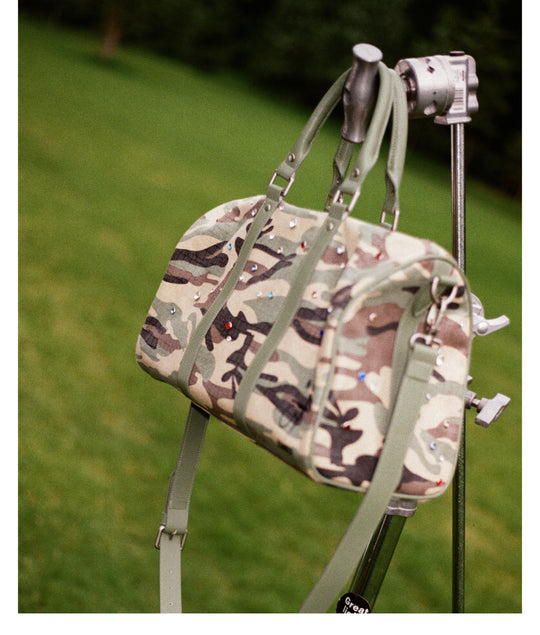 S45 Colorful Diamond Camouflage Travel Bag | Face 3 Face