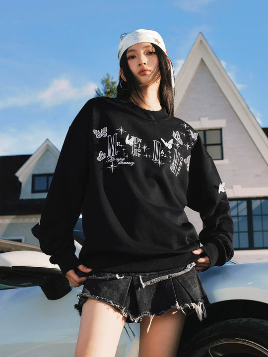 MEDM 3D Butterfly Logo Sweatshirt | Face 3 Face