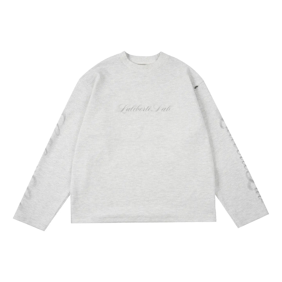 Labt Waffle Print Long Sleeve Tee | Face 3 Face