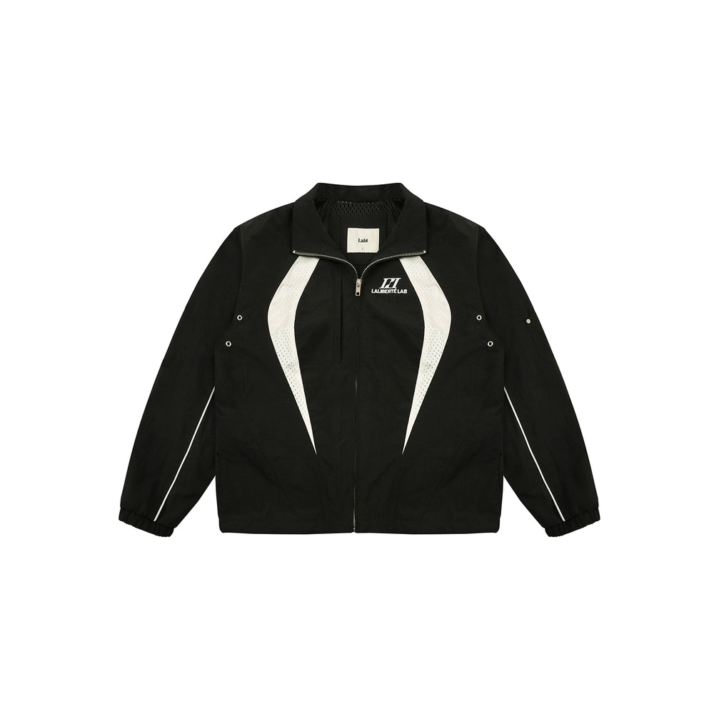 Labt Contrast Stitch Nylon Track Jacket | Face 3 Face