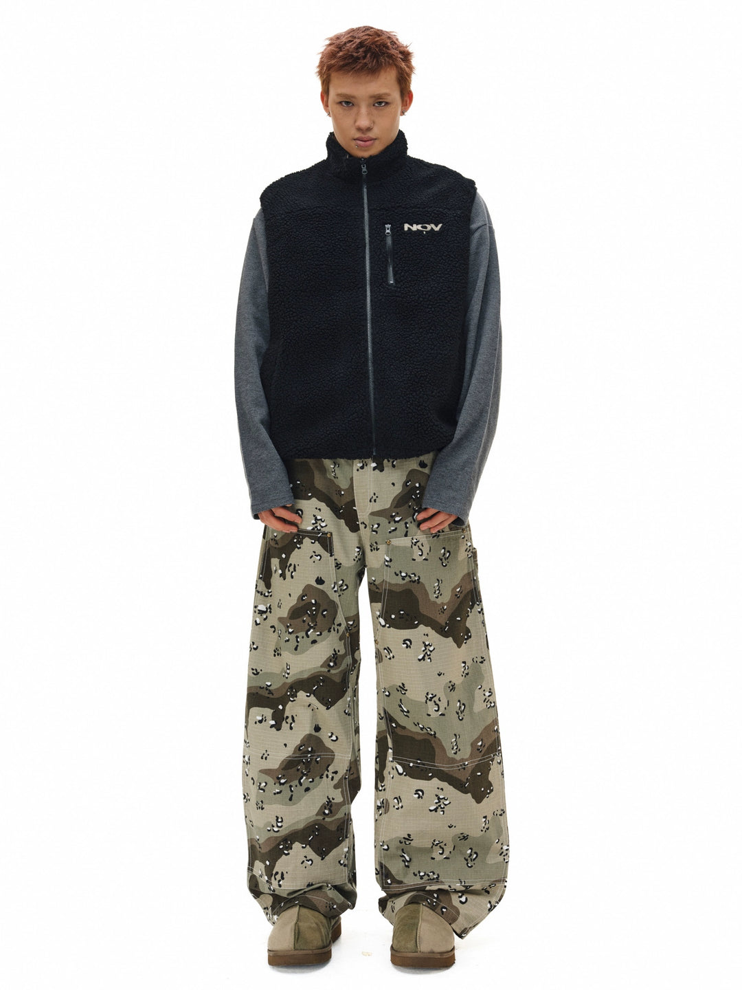 NOVACAM Desert Camouflage Double Knee Work Pants | Face 3 Face