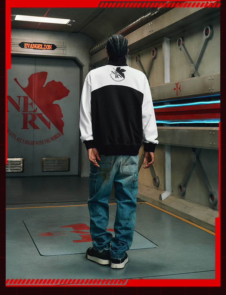 MEDM x EVA Line Art Body Contrast Color Track Jacket | Face 3 Face