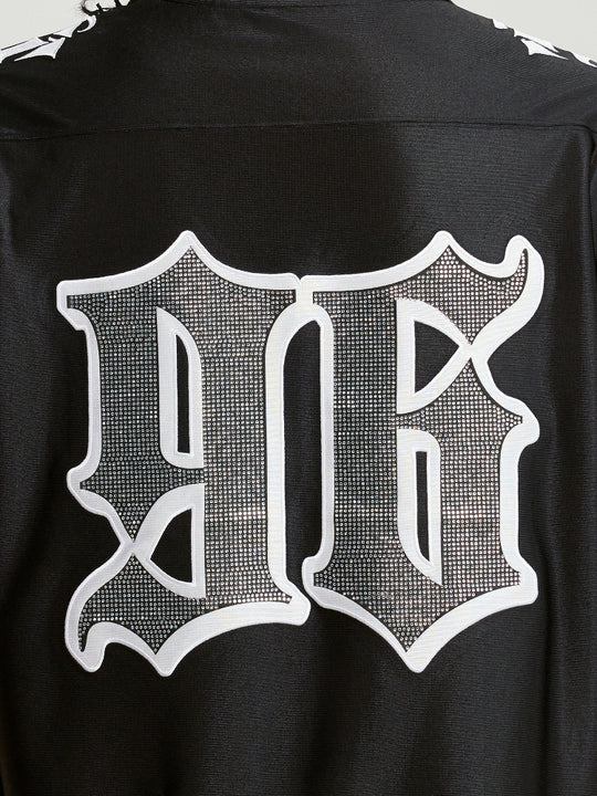 Small Town Kid Rhinestone Embroidered Hockey Jersey | Face 3 Face