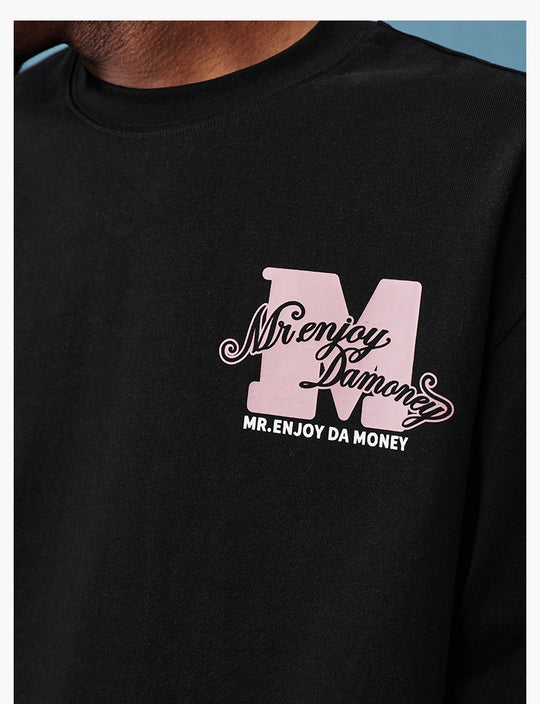 MEDM Basic M Logo Printed Long Sleeve Tee | Face 3 Face