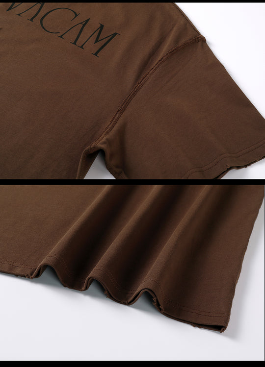 NOVACAM Simple Logo Ground Edge Backstitch Tee | Face 3 Face