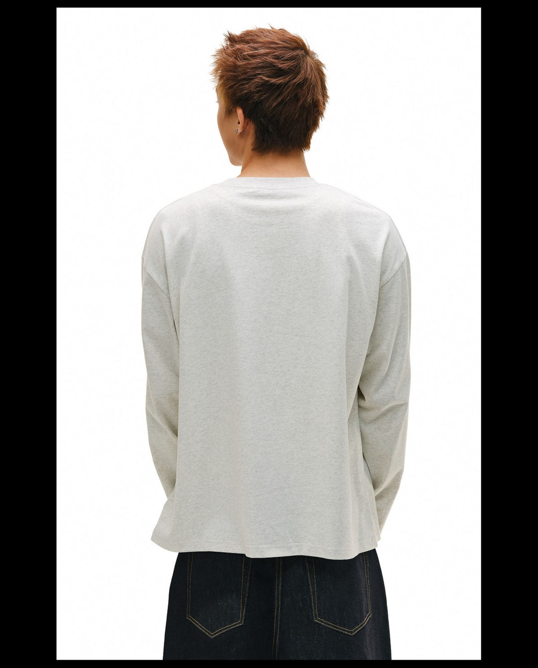 NOVACAM Question Mark Print Long Sleeve Tee | Face 3 Face