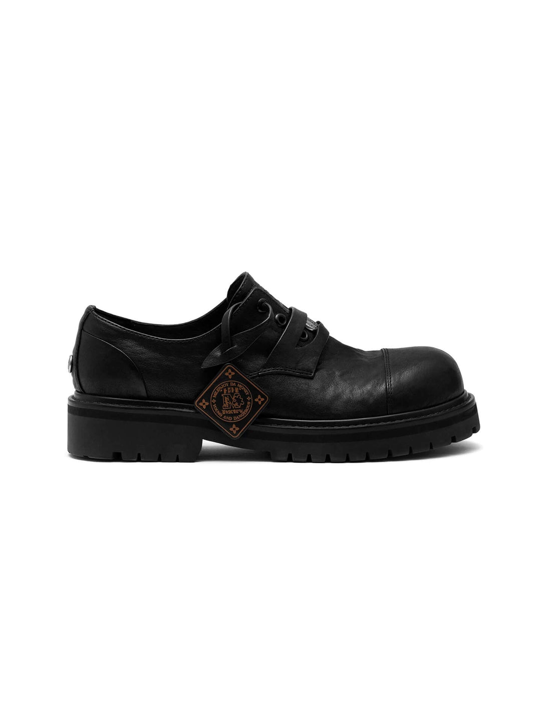 YADcrew Washed Horsehide Leather Platform Dress Shoes | Face 3 Face