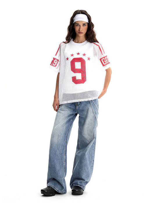 F3F Select Star Number 9 Mesh Short Sleeve Jersey | Face 3 Face