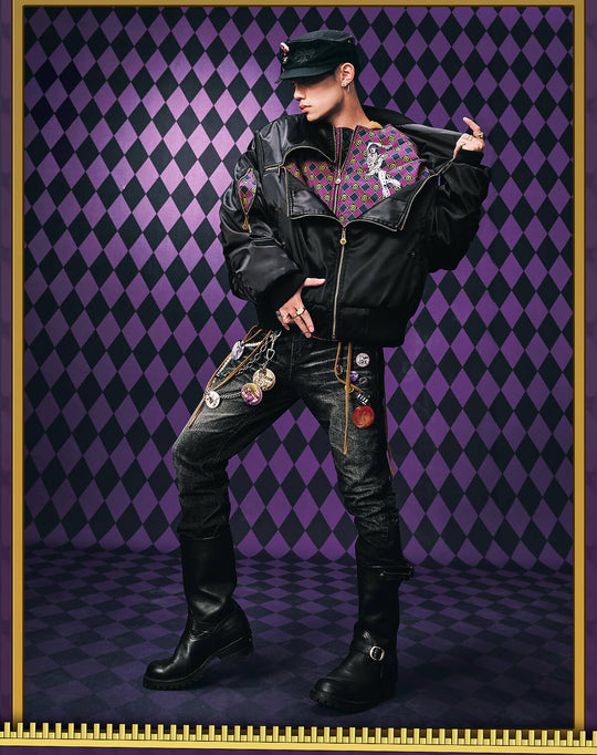 MEDM × JOJO Multi Zip Bomber Jacket | Face 3 Face