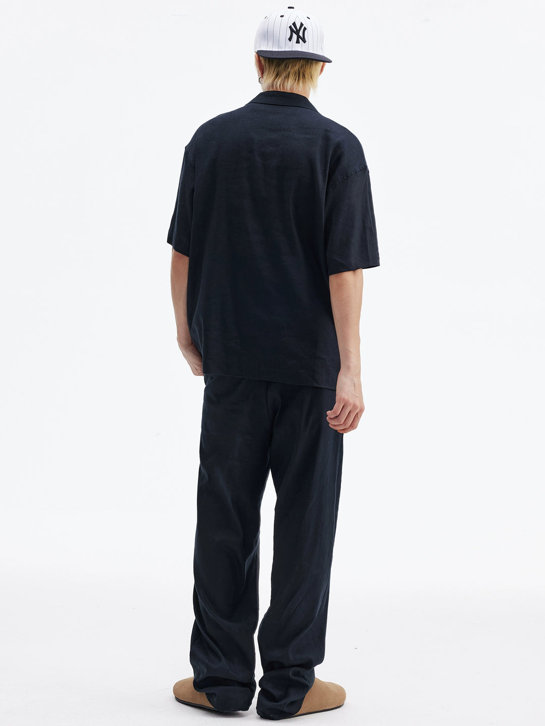 MEDM Linen Cuban Collar Shirt | Face 3 Face