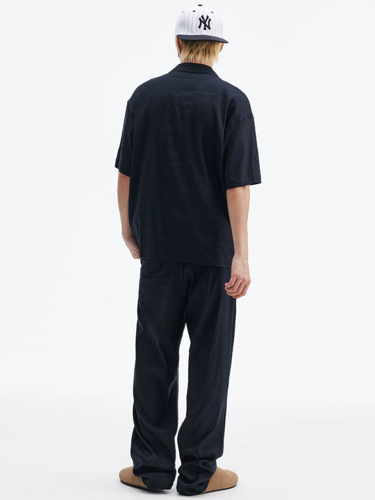 MEDM Linen Cuban Collar Shirt | Face 3 Face