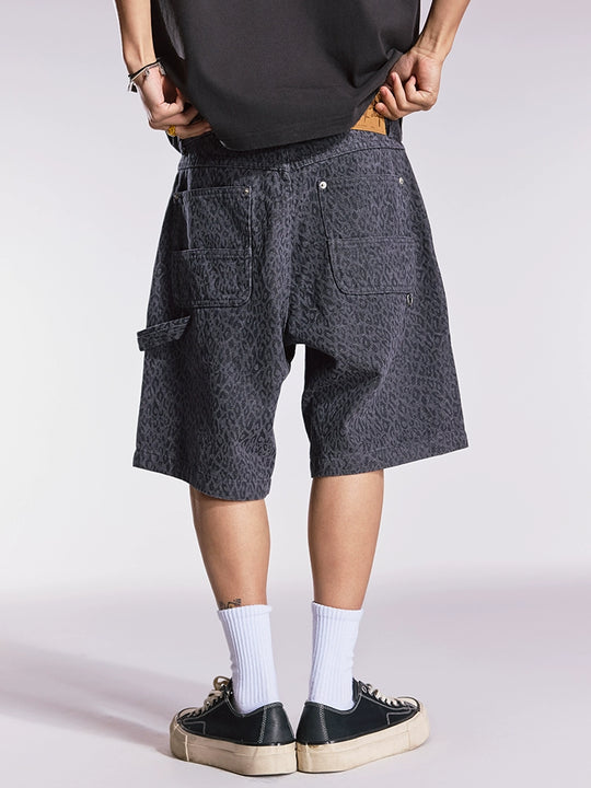 Remedy Leopard Work Painter Shorts | Face 3 Face