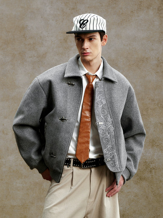 YADcrew Embroidered Quilted Jacket | Face 3 Face