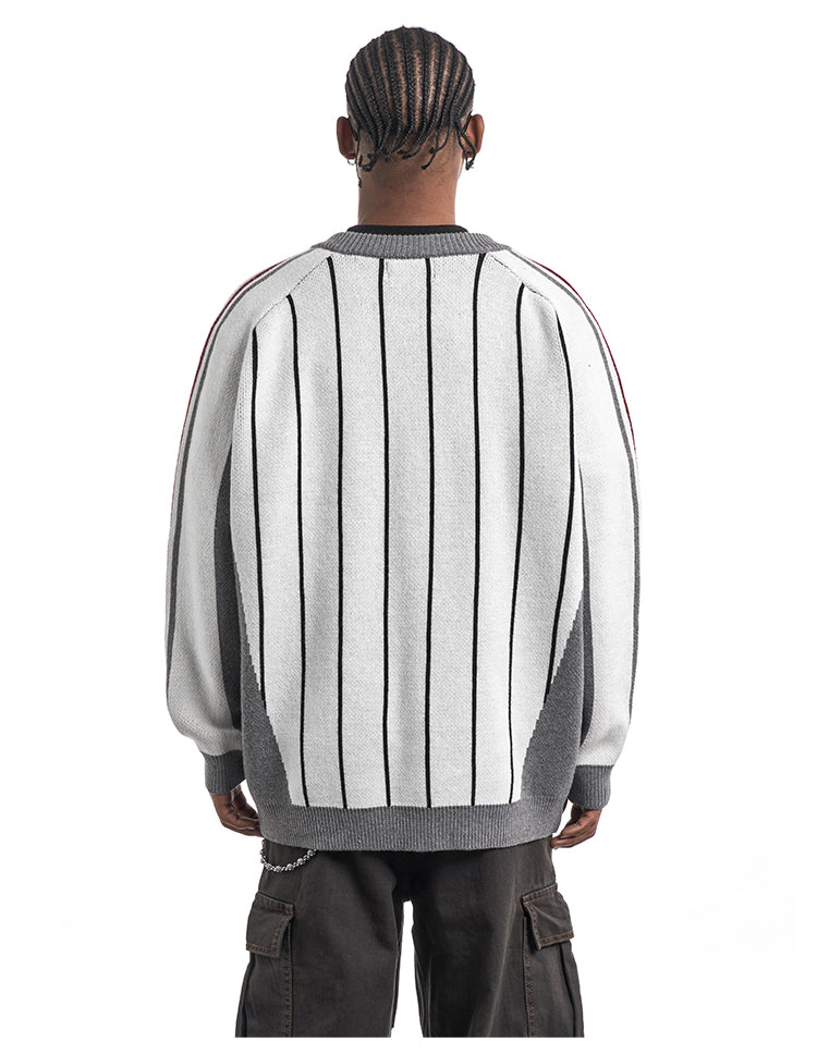 F3F Select Soccer Club Design V-neck Knit Sweater | Face 3 Face