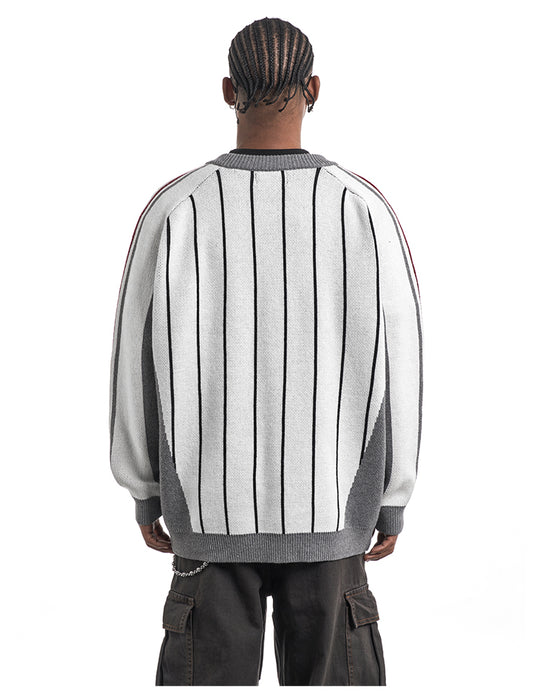 F3F Select Soccer Club Design V-neck Knit Sweater | Face 3 Face