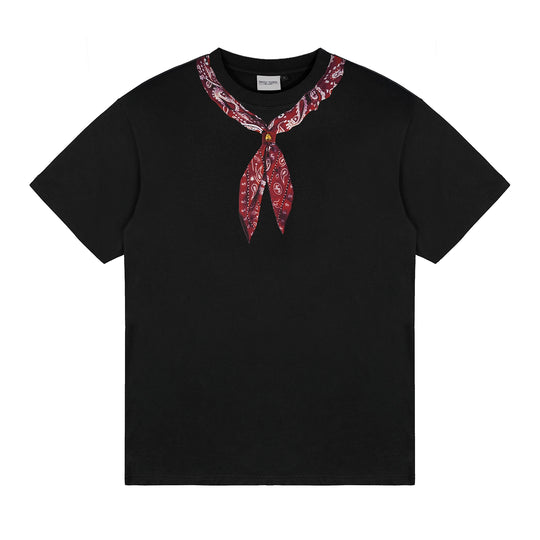 Small Town Kid Paisley Neck Scarf Print Tee | Face 3 Face